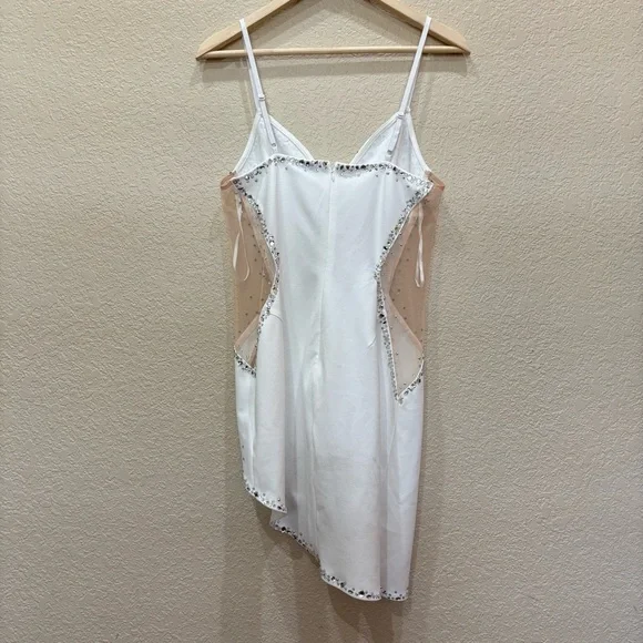 Fashion Nova Elegant White Asymmetrical Dress - Picture 8 of 12